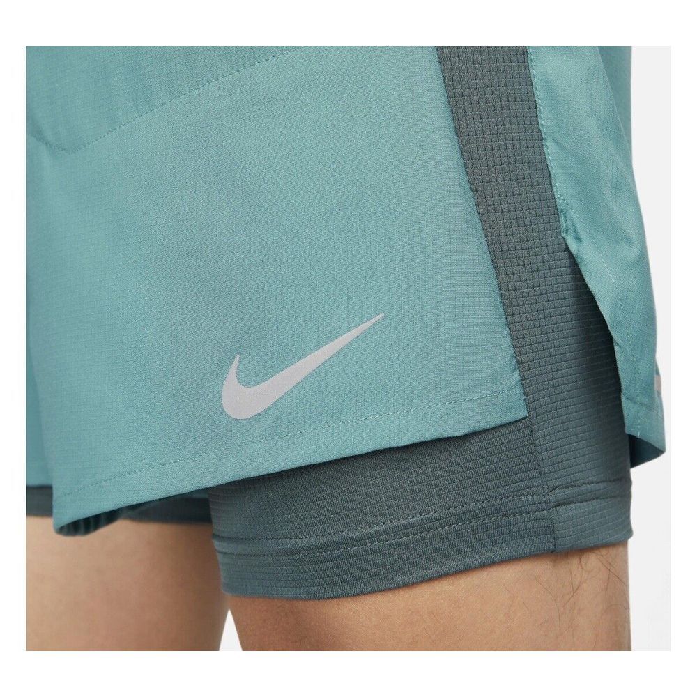 Nike Stride Men's Hybrid Running Shorts Green‎ Size 3XL NWT DM4757-328 - Picture 12 of 16